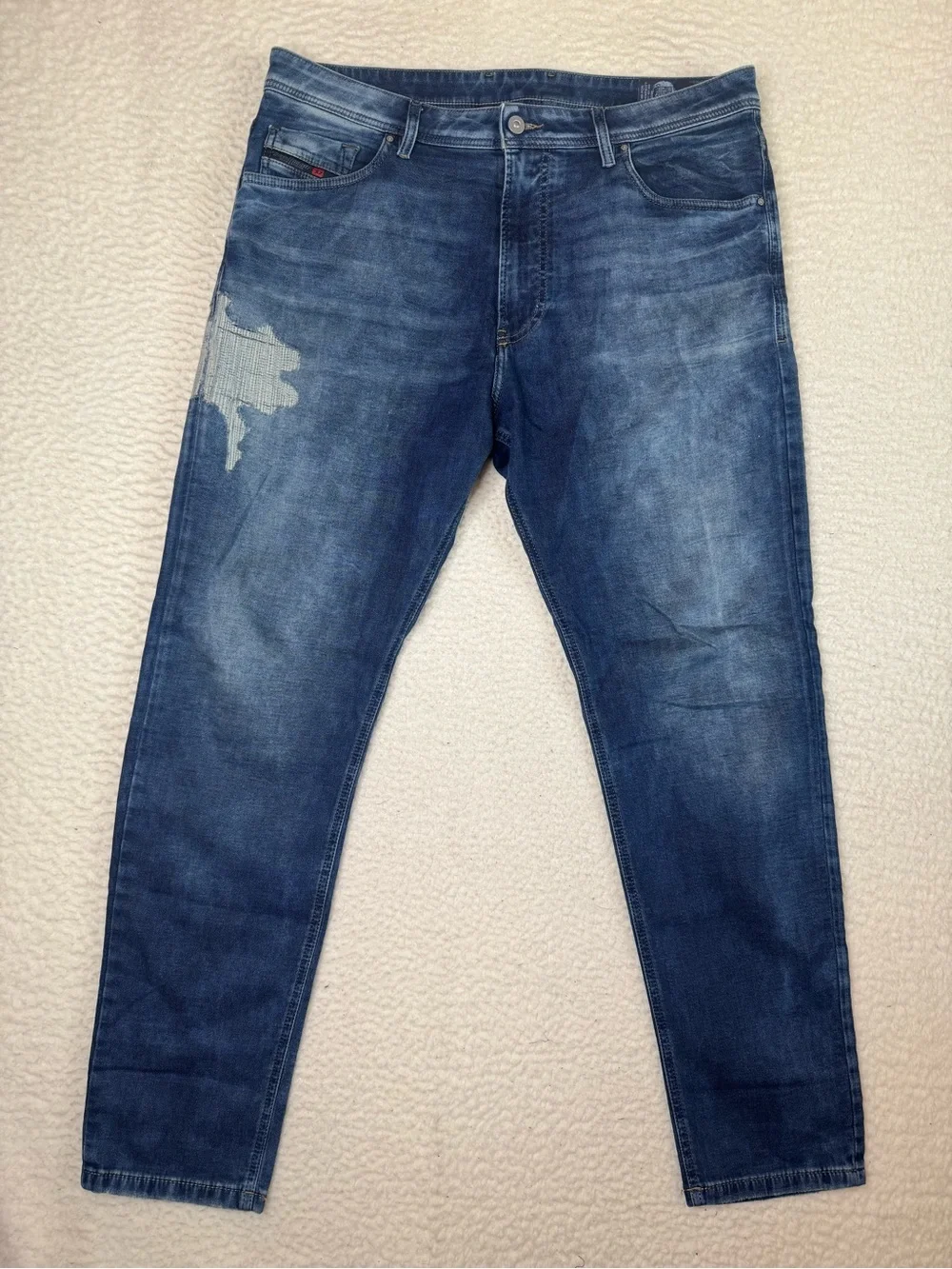 Diesel Narrot T Zip Fly Stretch Distressed Jeans JogJeans Men's Size 34 Italy